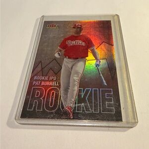Pat Burrell RC Rookie IPO 2000 Fleer Mystique Rare! Baseball Card Vintage